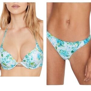 Victorias Secret 2 Piece Bikini Set Bali Bombshell Push Up Zumba Itsy Bottom